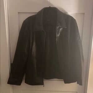 Vintage Black Leather Jacket